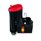 Cascade toilet syphon